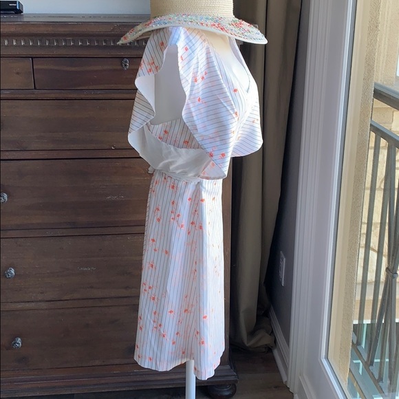 Club Monaco Linen Blend Open Back Dress - Picture 3 of 8